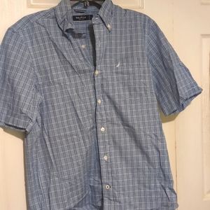 Nautica, size small, color blue and white